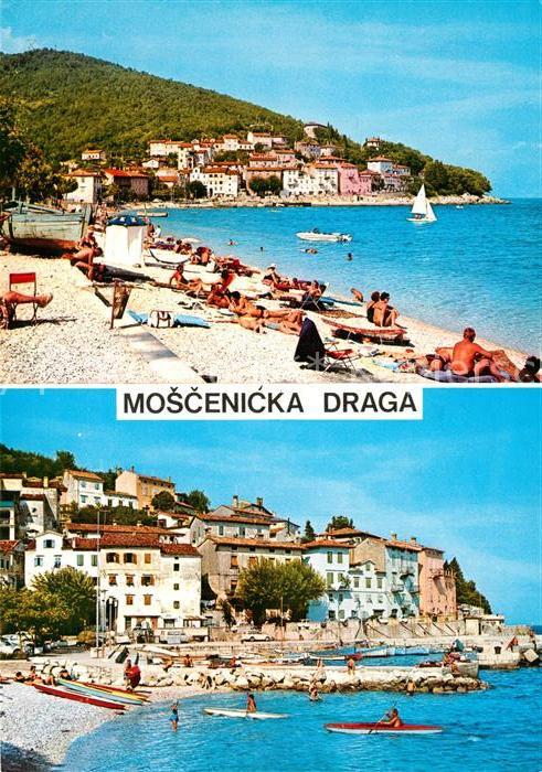Moscenicka Draga Kroatien Strand Küste