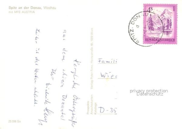 Spitz Donau Fahrgastschiff MFS Austria – Bild 2