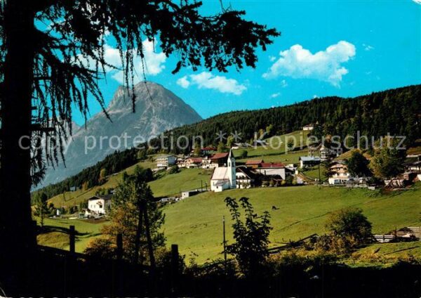 Moesern Panorama Blick gegen Hohe Munde Mieming