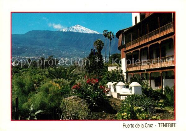 Puerto de la Cruz Hotel Blick zum Vulkan Teide