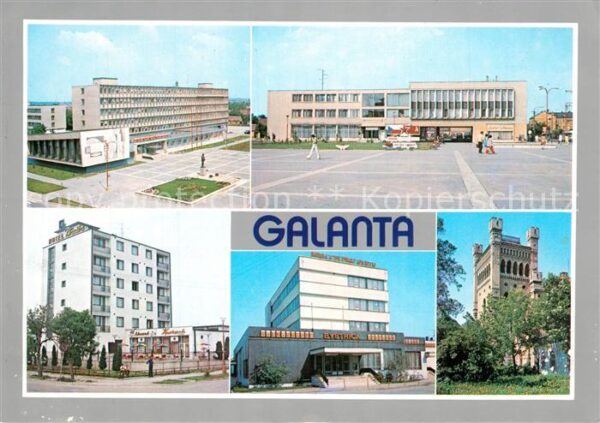 Galanta Neubauten Hochhäuser Firmengebäude Burg
