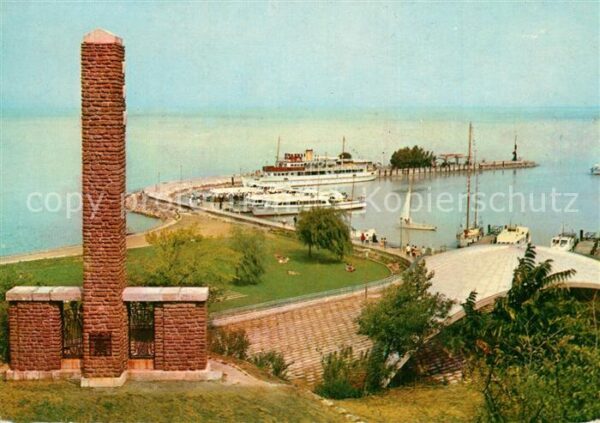 Tihany Hafen Fähre