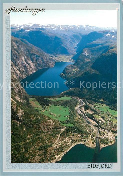 Hardanger Eidfjord Fliegeraufnahme