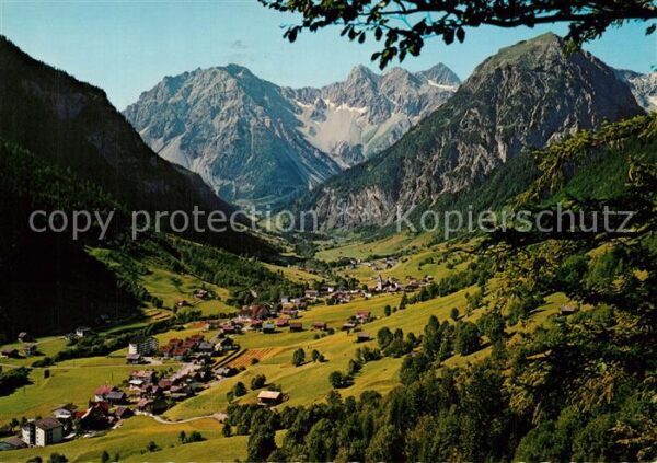 Brand Vorarlberg Landschaftspanorama Allgäuer Alpen