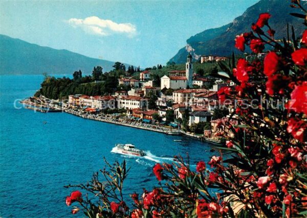 Limone sul Garda Panorama Blumen