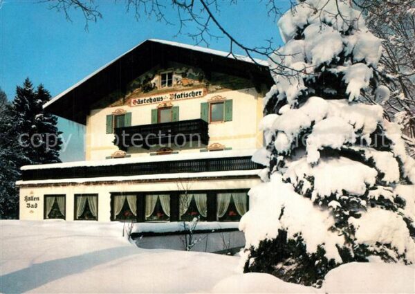 Rottach-Egern Gästehaus Pfatischer im Winter