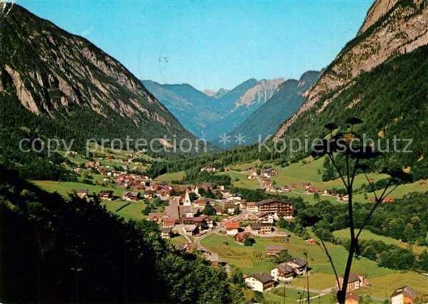 Brand Vorarlberg Landschaftspanorama Alpen