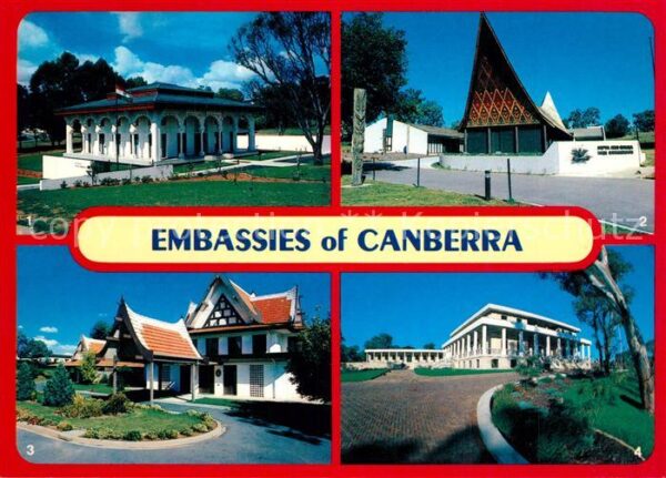Canberra Embassis of the city