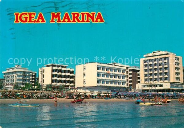 Igea Marina Spiaggia e alberghi Strand und Hotels