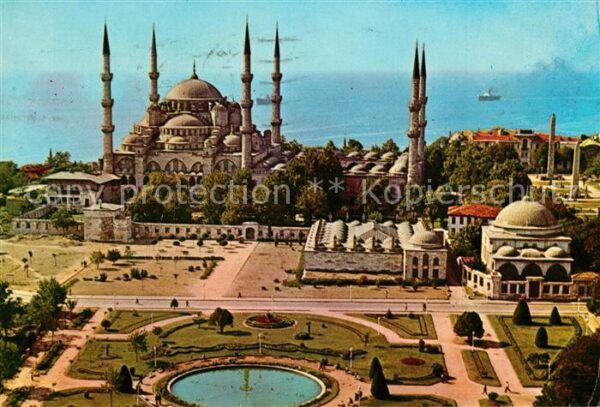 Istanbul Constantinopel Sultanahmet Mosque Blaue Moschee