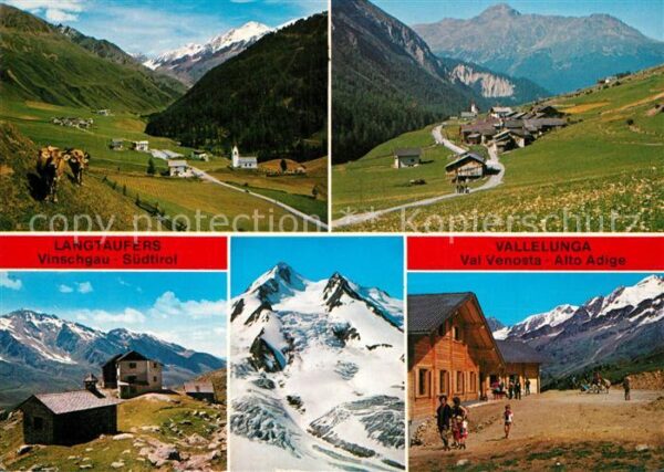 Langtaufers Landschaftspanorama Ötztaler Alpen Vins