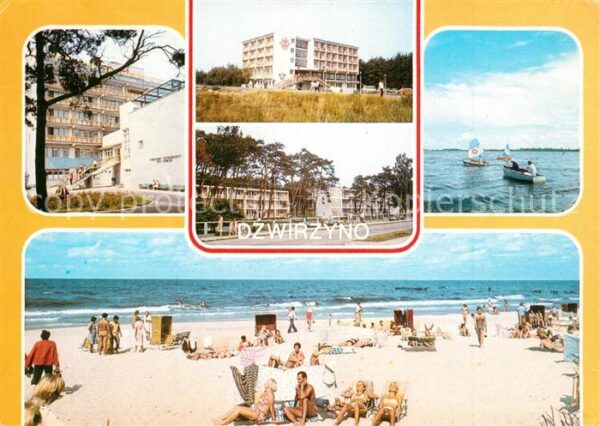 Dzwirzyno Hotel Sanatorium Strand Bootfahren