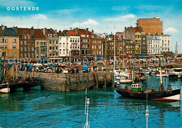 Oostende Ostende Vissershaven Port de pêcheurs Fischerei