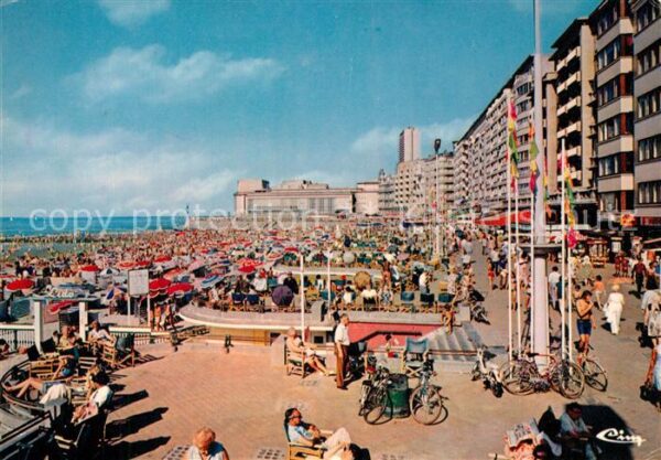 Oostende Ostende Promenade Albert Ier et Kursaal