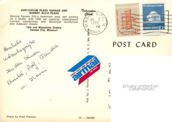 Kansas City Missouri Auditorium Plaza Garage and Barney Alli – Bild 2