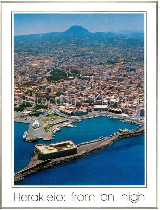Heraklion Iraklio Fliegeraufnahme