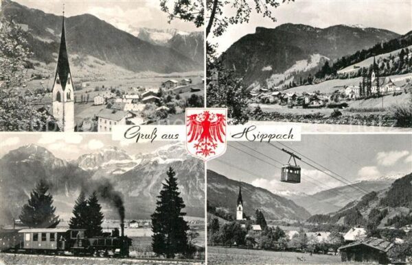 Hippach Seilbahn Eisenbahn Kirchturm Panorama