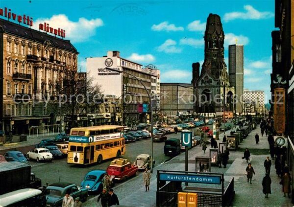 Berlin Kurfürstendamm Kaiser Wilhelm Gedächtni