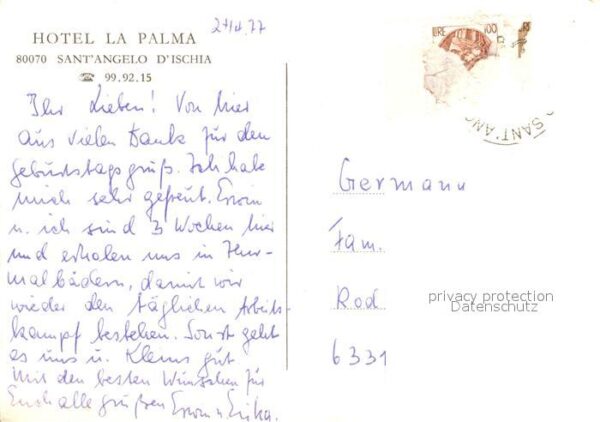 Sant Angelo Ischia Hotel La Palma – Bild 2