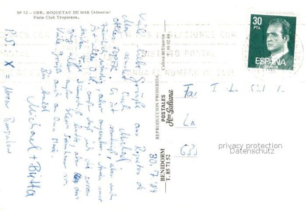 Roquetas de Mar Fliegeraufnahme Club Tropicana – Bild 2