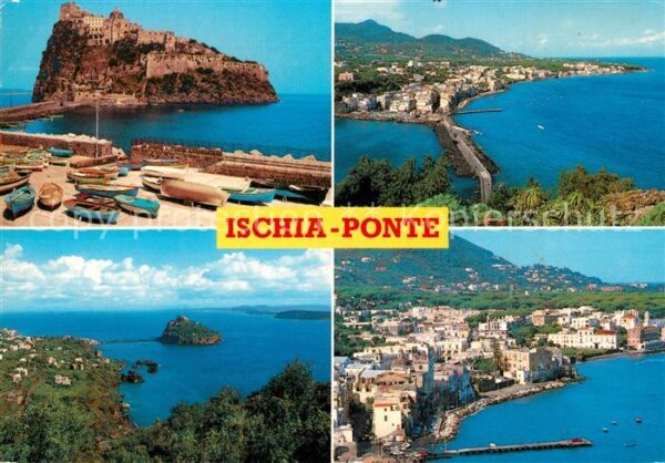 Ponte Ischia Bootsanlegestelle Fliegeraufnahme