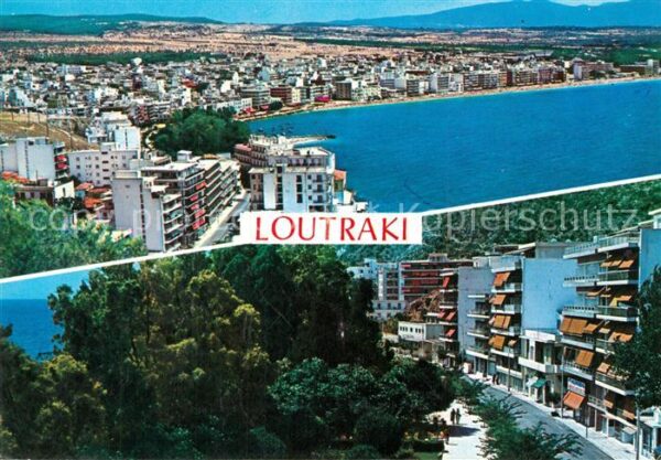 Loutraki Greece Fliegeraufnahme