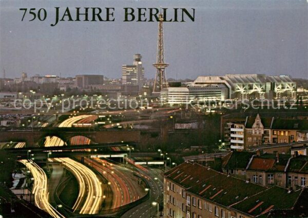 Berlin Stadtautobahn Funkturm ICC