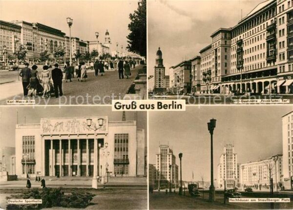 Berlin Karl Marx Allee HO Gaststätte Frankfurt