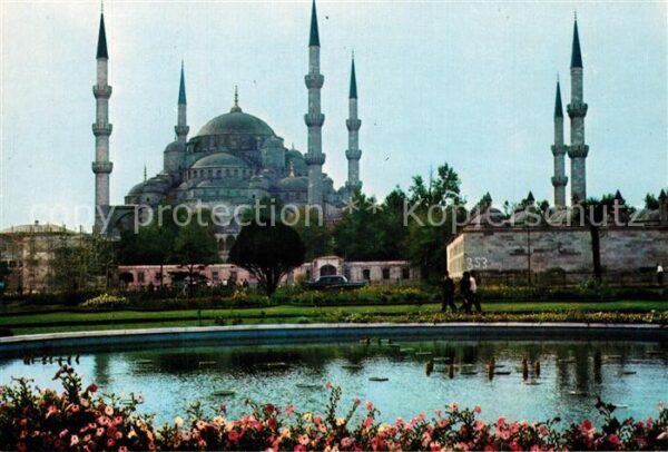 Istanbul Constantinopel Blaue Moschee Sultanahmet Camii