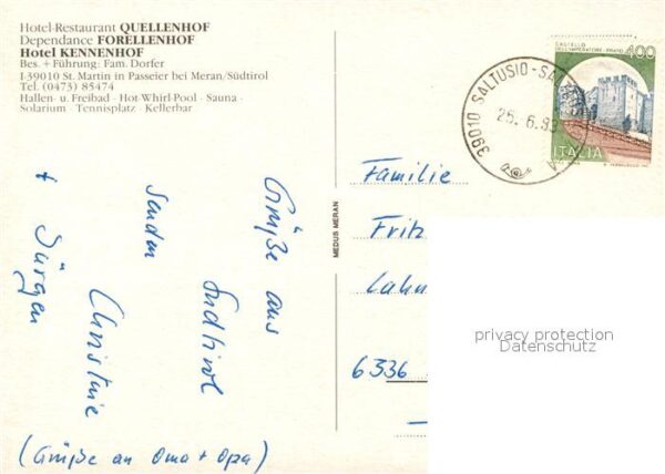St Martin Passeier Hotel Restaurant Quellenhof Dependance – Bild 2