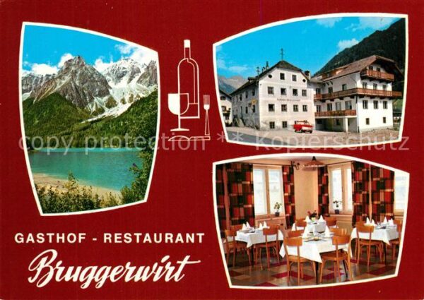 Antholz Mittertal Gasthof Pension Bruggerwirt