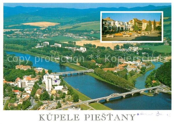 Piestany Fliegeraufnahme Kupele Irma Thermia Pal