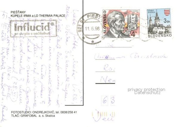 Piestany Fliegeraufnahme Kupele Irma Thermia Pal – Bild 2