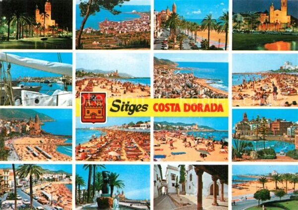 Sitges Strand Ansichten