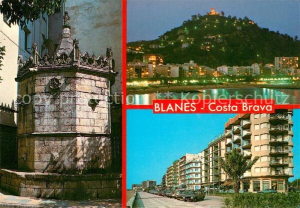 Blanes Font Gotica Panorama Nachaufnahme