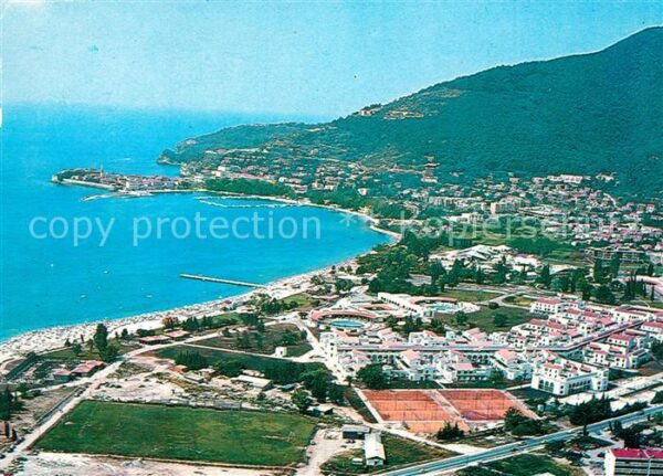 Budva Fliegeraufnahme