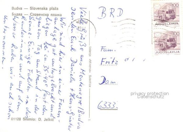 Budva Fliegeraufnahme – Bild 2