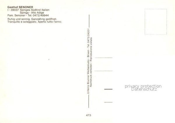Spinges Gasthof Senoner – Bild 2
