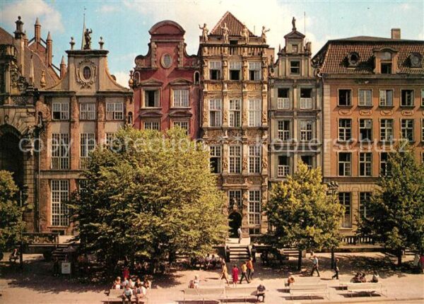 Gdansk Kamienice Dlugim Targu