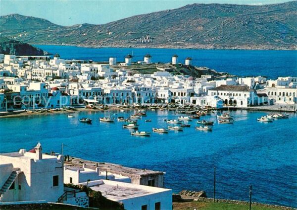 Mykonos Panorama Hafen