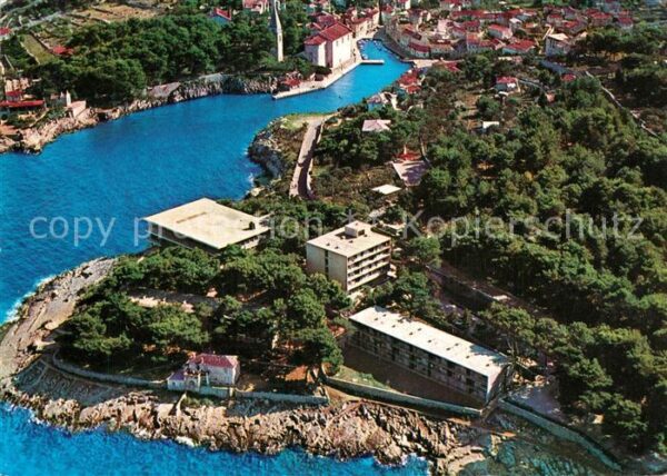Veli Losinj Kroatien Fliegeraufnahme