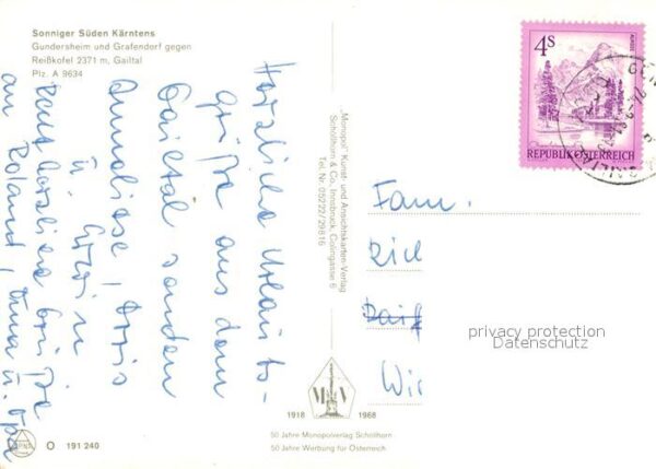 Gailtal Gundersheim Grafendorf Reißkofel – Bild 2