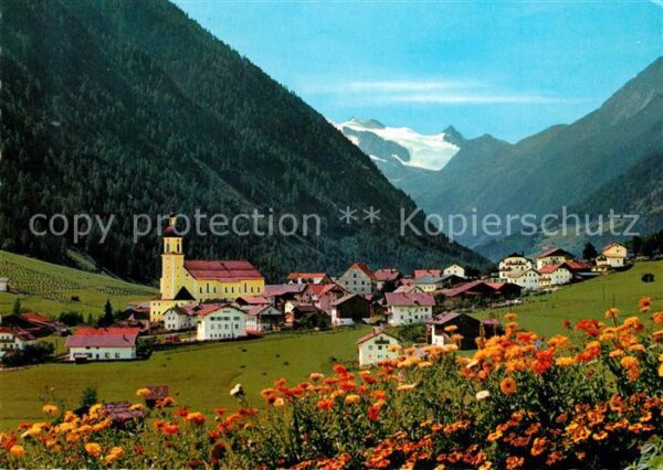 Neustift Stubaital Tirol Kirche Panorama