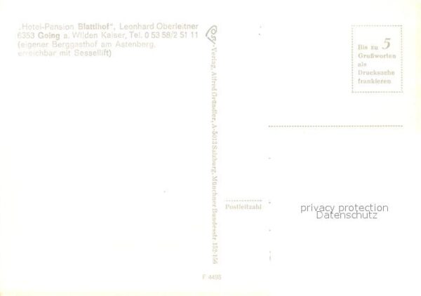 Going Wilden Kaiser Tirol Hotel Pension Blattlhof – Bild 2