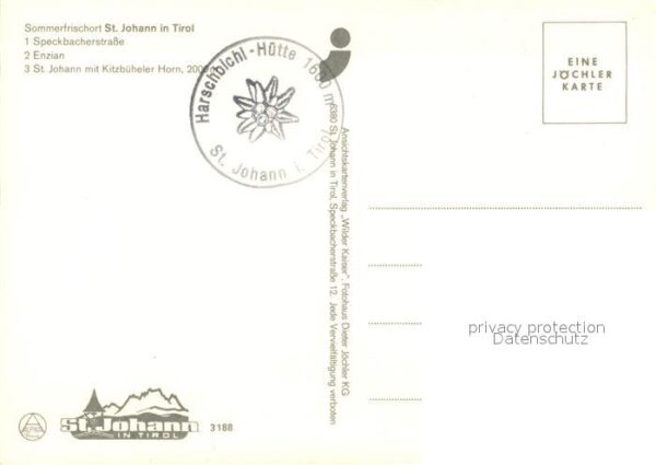 Johann Tirol St Speckbacherstraße Enzian Kitzbüheler Ho – Bild 2