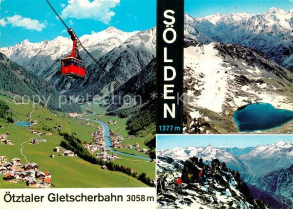 Soelden Oetztal Panoramen Seilbahn