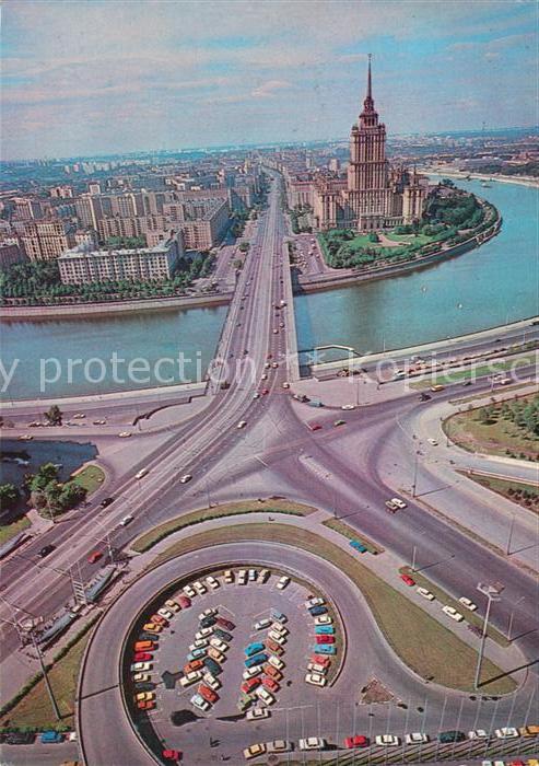 Moskau Moscou Stadtpanorama