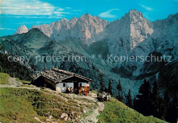 Kaisergebirge Alm Panorama