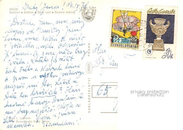Kolin Rathaus Neubausiedlung Kirche Marktplat – Bild 2
