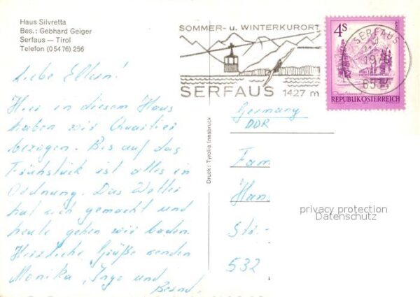 Serfaus Tirol Haus Silvretta – Bild 2